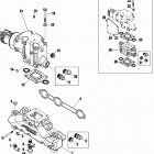 4.3L MPI  ALPHA/BRAVO 0M615000 THRU 0W309999 Exhaust manifold and elbow