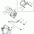 4.3L (GEN II) (2 BBL.)   GM 262 V-6 1993-1995 0F000878 THRU 0F601126 Starter motor and alternator