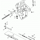 ALPHA ONE (GEN.II)    1996-1997 0F680000 THRU 0K999999 Transom plate and shift cable