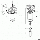 2.0L EI 150 70015460 THRU 70017409 Топливный фильтр
