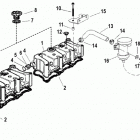 CMD 4.2 MS 200 88020001 THRU 88020166 Rocker cover