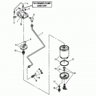 7.3L (BRAVO & MIE) DIESEL  NAV 444 V-8 1994-1996 0F060000 AND UP Fuel filter and bracket (stern drive)