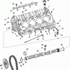 8.2L Mag EC (Base Model) 2A041665 THRU 2A051741 Cylinder block and camshaft