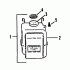7.3L (BRAVO & MIE) DIESEL  NAV 444 V-8 1994-1996 0F060000 AND UP Coolant recovery