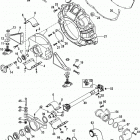 5.0L MPI ALPHA/BRAVO 0M600000 THRU 0W059999 Jackshaft components