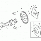 5.7L EFI (GEN+) REPOWER PLUS    GM 350 V-8 ALL Crankshaft and flywheel