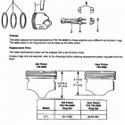 200 (2 BBL.)  GM 305 V-8 1987 0B525982 THRU 0B774444 Pistons and connecting rods