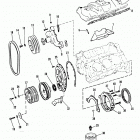 175  (2 BBL.)   GM 262 V-6  1987 0B527955 THRU 0B773242 Intake manifold and front cover new design