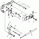 175  (2 BBL.)   GM 262 V-6  1987 0B527955 THRU 0B773242 Shift bracket new design with spring guide