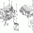 CMD QSD 2.0 EI 115 88200499 THRU 88200999 Cylinder block, crankcase