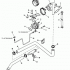7.3L (BRAVO & MIE) DIESEL  NAV 444 V-8 1994-1996 0F060000 AND UP Wastegate and exhaust elbow (stern drive)