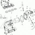 8.2L Mag EC (Base Model) 2A041665 THRU 2A051741 Exhaust manifold and elbow