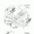 5.0L MPI ALPHA/BRAVO 0M600000 THRU 0W059999 Standard cooling system(single and 3 point drain)
