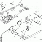 4.5L MPI 200 Alpha/Bravo 2A441953 & Up Shift bracket, bravo
