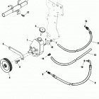 4.3L CARB ALPHA/BRAVO 0M615000 THRU 0W300012 Power steering components