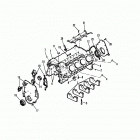7.3L (BRAVO & MIE) DIESEL  NAV 444 V-8 1994-1996 0F060000 AND UP Блок цилиндров