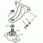 454 EFI  (GEN. V)     GM 454 V-8 1994-1996 0F115700 THRU 0F802349 Крепление двигателя