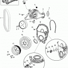 8.2L Mag (Base Model) 1A351597 & Up Water pump and front cover