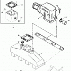 502 MAG. MPI (GEN VI)       GM 502 V-8 1996 0F802600 THRU 0K999999 Exhaust manifold and exhaust elbow