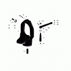 ALPHA ONE SS            1986-1989 ALL THRU none Gimbal ring and steering lever(iii-iv-v) (1st design)