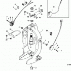 BRAVO X THREE 0W250000 & Up Gimbal ring and steering lever