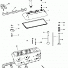 4.3L (GEN +) (2 BBL.)    GM 262 V-6 1998 0L010044 THRU 0M614999 Cylinder head and rocker cover