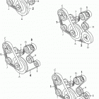 2.5L SDI 75 I5 ANF001003 & Up V-belts