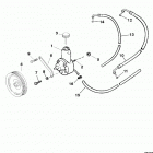 454 MAG. MPI BRAVO (GEN VI) GM 454 V-8 0L085400 THRU 0M024999 Power steering components