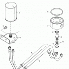 4.3L CARB ALPHA/BRAVO 1A063240 & Up Remote oil filter(accessory kit)