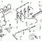 2.0L EI 130 70000000 THRU 70002129 Fuel injection, pump, rails, lines and injector