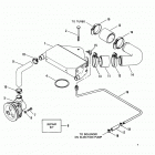 7.3L (BRAVO & MIE) DIESEL  NAV 444 V-8 1994-1996 0F060000 AND UP Aftercooler (inboard)