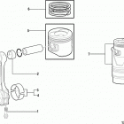 CMD 4.2 MS 200 88020200 THRU 88030000 Connecting rod and piston