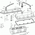 454 MAG. BRAVO (GEN. V)     GM 454 V-8 1996-1997 0F801700 THRU 0K999999 Cylinder head and rocker cover(7.4l bravo)
