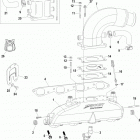 496 MAG (Base Model) 0W310000 THRU 0W649999 Exhaust manifold, elbow and riser