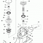 BRAVO THREE 0M100001 THRU 0W249999 Driveshaft housing and drive gears(standard)