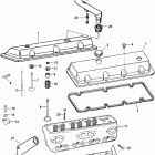7.4LX BRAVO (TBI)(GEN. VI)  GM 454 V-8 1996-1997 0F820000 THRU 0K999999 Cylinder head and rocker cover