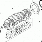 2.0L EI 130 70000000 THRU 70002129 Коленвал