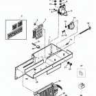 5.7LX EFI (4 BBL.-TBI)  GM 350 V-8 1996 0F752400 THRU 0K001505 Electrical box and components