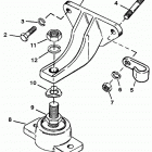 200  (2 BBL.)   GM 305 V-8  1987 0B525982 THRU 0B774444 Engine mounting(cast bracket)
