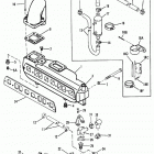 3.0L    GM 181 I/L4  1990-1994 0C856559 THRU 0F353099 Exhaust manifold and water system(one piece manifold)