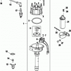 5.0L CARB ALPHA/BRAVO 0W650000 & Up Distributor and ignition components