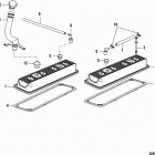 5.0L MPI ALPHA/BRAVO EC 1A623185 & Up Rocker cover
