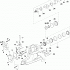 BRAVO XR ONE 0L914990 THRU 0W239999 Universal joint and shifter components(xr  /  xz-drive)