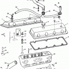 454 EFI  (GEN. V)     GM 454 V-8 1994-1996 0F115700 THRU 0F802349 Cylinder head and rocker cover