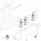 5.0L MPI ALPHA/BRAVO EC 1A611928 THRU 1A623184 Axius steering components, oil cooler and bracket