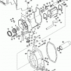 BRAVO XR ONE 0L914990 THRU 0W239999 Gimbal housing(integrated transom)