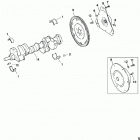 5.0L  (2 BBL.)    GM 305 V-8  1998-2001 0L015751 THRU 0M599999 Crankshaft and flywheel