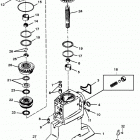 BRAVO THREE 0F730000 THRU 0M100000 Driveshaft housing and drive gears(diesel engine)