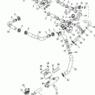 4.5L MPI 250 Alpha/Bravo EC 2A441953 & Up Fresh water cooling, cooling hoses
