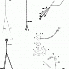 496 MAG (Base Model) 0W060000 THRU 0W309999 Smart craft sensor and harnesses